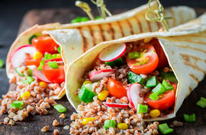 Tortilla z kaszą perłową