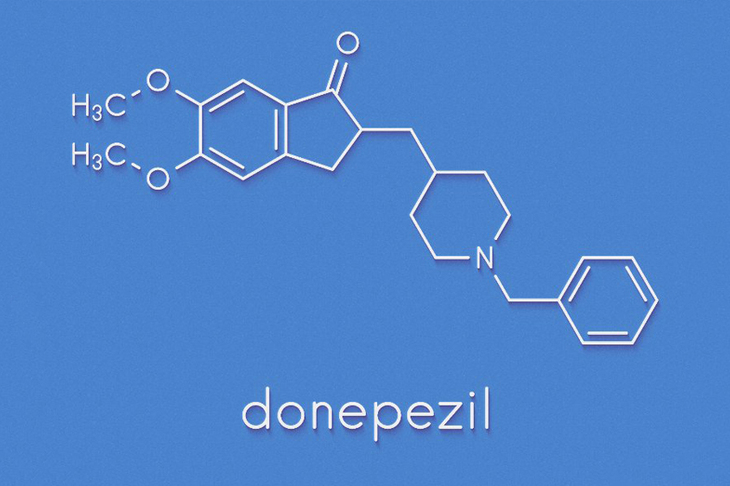 Wzór chemiczny donepezilu