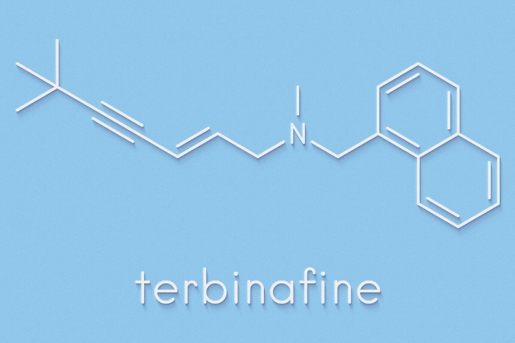 Wzór chemiczny terbinafiny