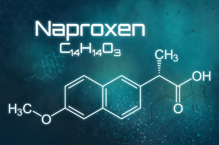 Wzór chemiczny naproksenu
