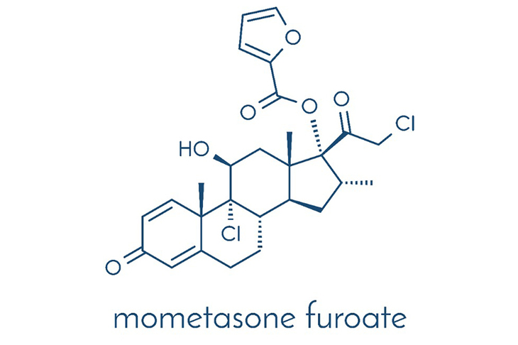 Wzór chemiczny mometazonu