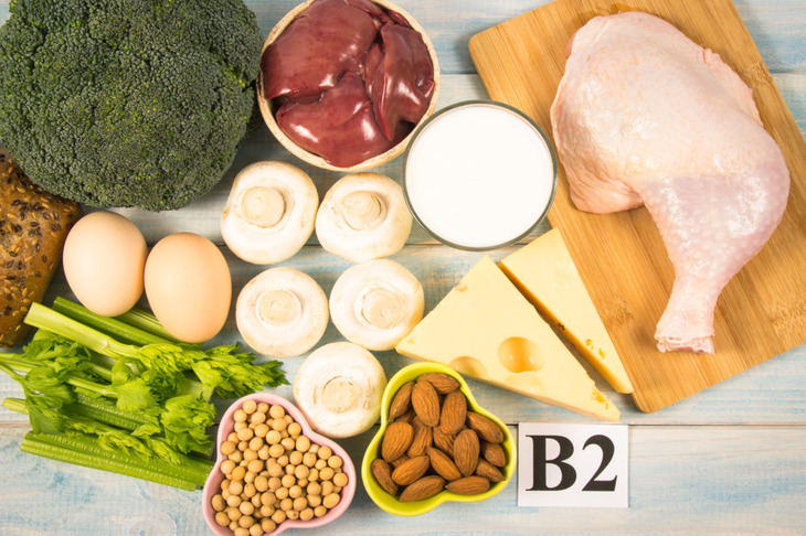 Produkty bogate w witaminę B2