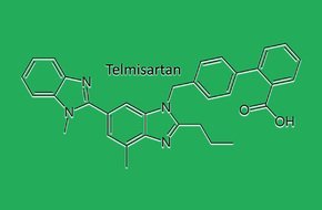 Wzór chemiczny telmisartanu