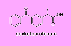 Wzór chemiczny deksketoprofen