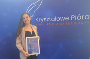 Katarzyna Augustyniak-Woźnica z dyplomem