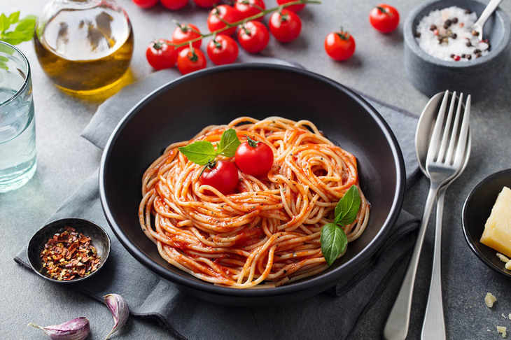 Spaghetti w diecie po wycięciu wyrostka robaczkowego