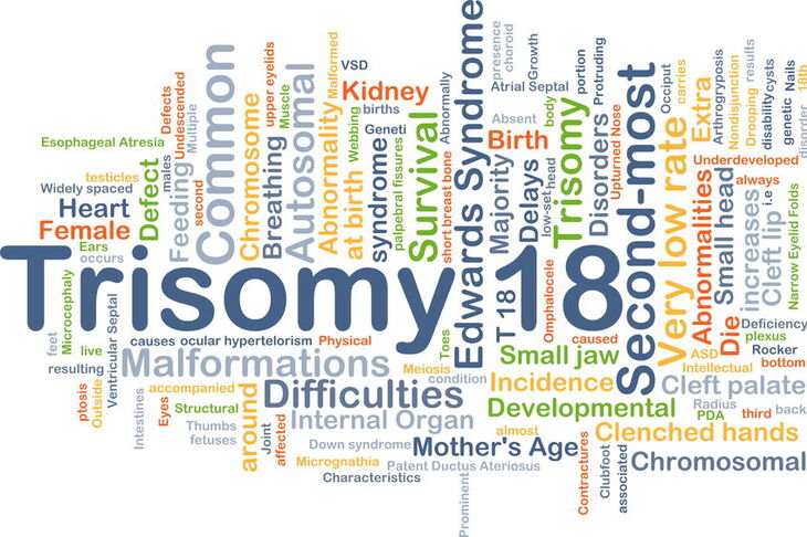 Napis trisomia chromosomu 18