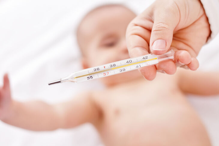 Wysoka temperatura przy wyżynaniu zębów u dzieci